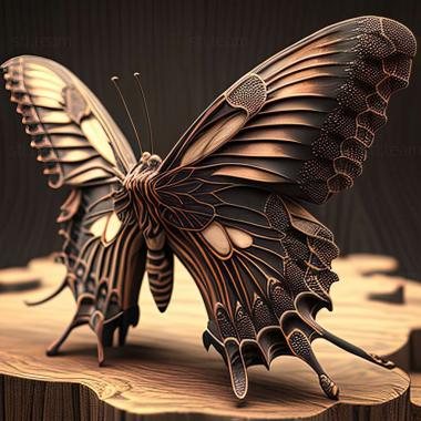 3D model Papilio polytes (STL)